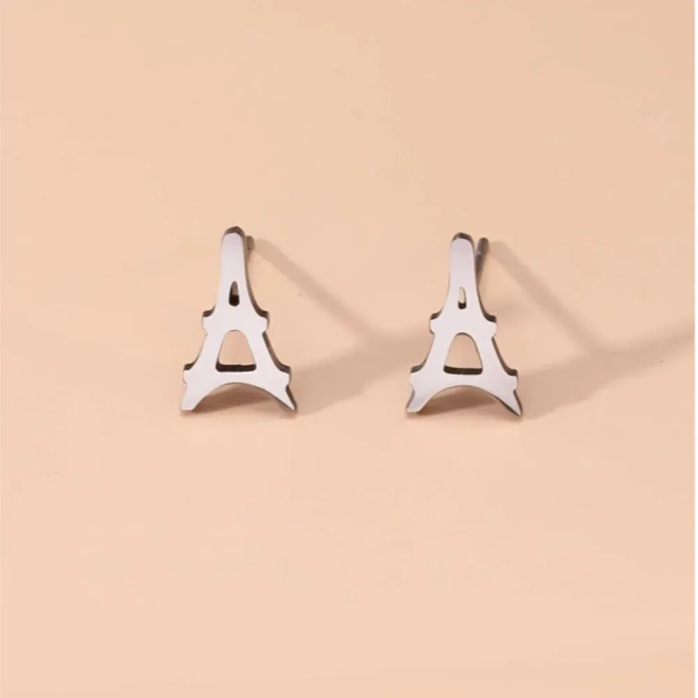 Eiffel Tower Stud Earrings